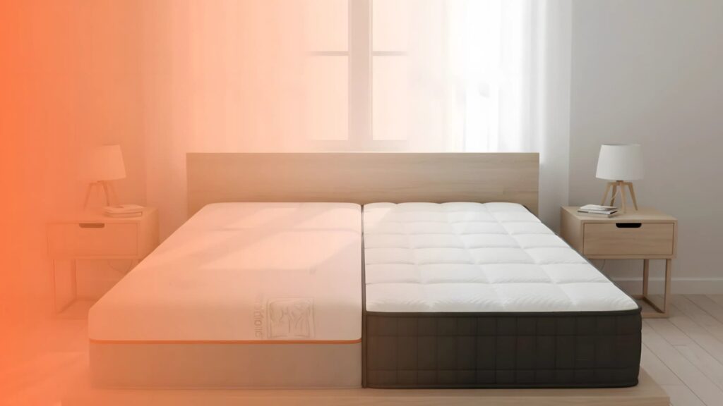 Colchones viscoelásticos vs. muelles